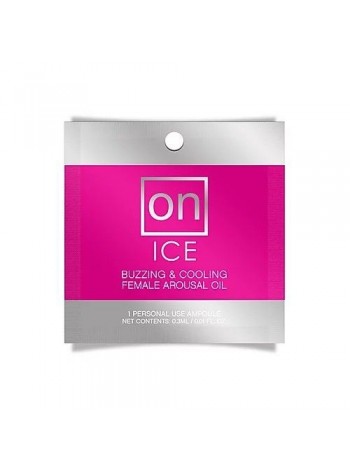 Prober of exciting oil with cooling and vibration Sensuva - On Arousal Oil for Her Ice, 0,3ml