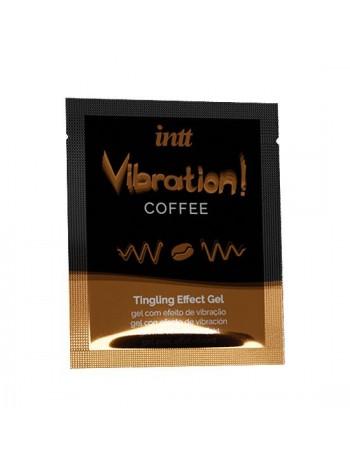 Пробник жидкого вибратора со вкусом кофе Intt Vibration Coffee, 5мл