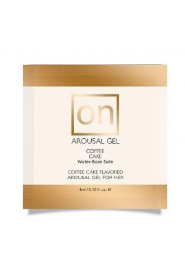 Ароматный пробник возбуждающего геля для женщин Sensuva - ON for Her Arousal Gel Coffee Cake, 4мл