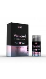 Жидкий вибратор для пар со вкусом жвачки Intt Vibration Bubble Gum, 15мл