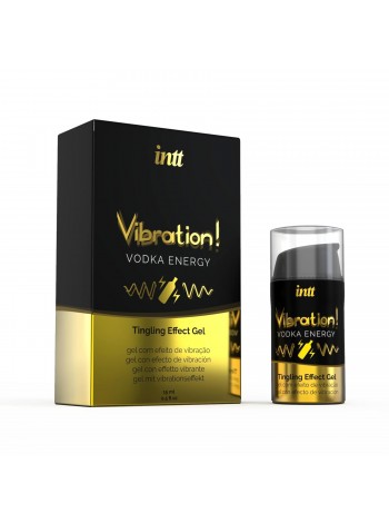 Густий рідкий вібратор Intt Vibration Vodka Energy, 15мл