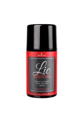 Gel for blowjob Sensuva - LIC-O-Licious Watermelon, 50ml