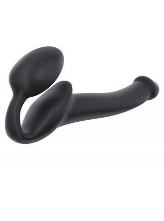 Безремневий страпон Strap-On-Me Black S, регулюється, діаметр 2,7см