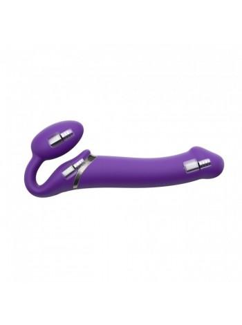 Fearless Strapon on Remote Control with Strap-On-Me Vibration Vibration Violet L