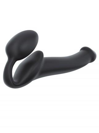 Безремневий страпон Strap-On-Me Black розмір M, діаметр 3,3 см