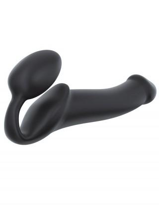 Безремневий страпон Strap-On-Me Black розмір XL, діаметр 4,5 см
