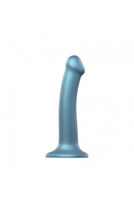 Fallo-nozzle for strap-on-me mono density dildo blue m, 18x3,3sm
