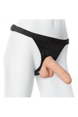 Panties with strapon Doc Johnson VAC-U-Lock 7 Inch Ultraskyn Ultra Harness, diameter 4.3cm