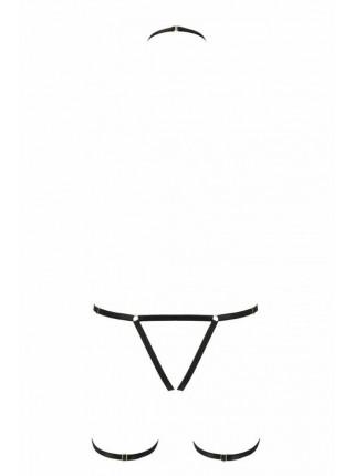 Breed-absorber-stripping to the whole body Brenda Black L / XL - Passion Exclusive