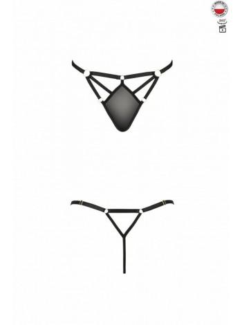String from Strap Meggy Thong Black S / M - Passion Exclusive