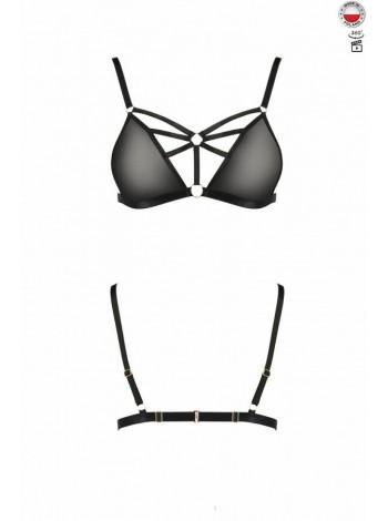 Бюстгальтер-стрепы MEGGY BRA black L/XL - Passion Exclusive