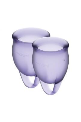 Set of menstrual bowl 15ml and 20ml with Satisfyer Feel Confident Storage Bag