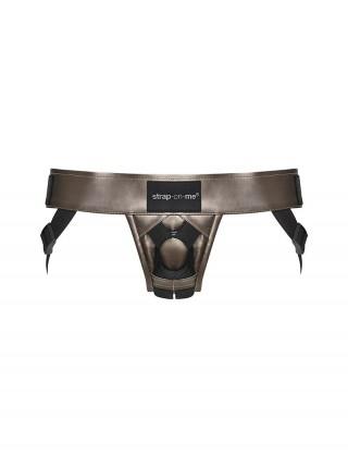 Трусики для страпона Strap-On-Me Leatherette Harness CURIOUS