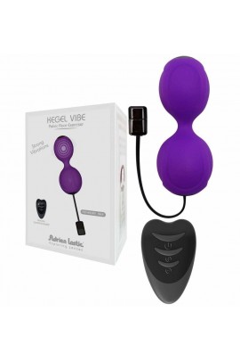 Вагинальные шарики с вибрацией Adrien Lastic Kegel Vibe Purple