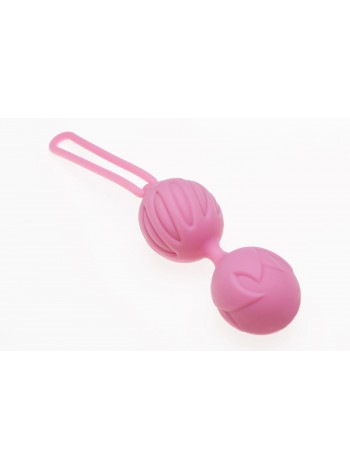 Двойные вагинальные шарики Adrien Lastic Geisha Lastic Balls BIG Pink (L)