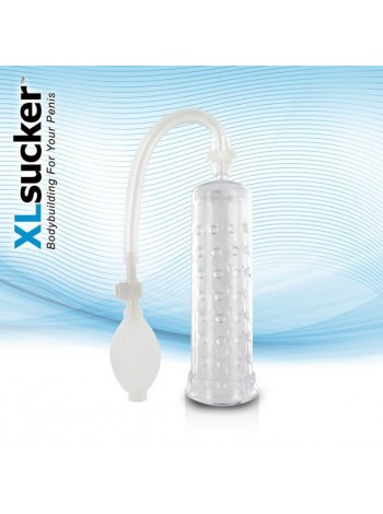 Вакуумна помпа XLsucker Penis Pump Transparant для члена довжиною до 18см, діаметром до 4 см