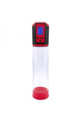 Automatic vacuum pump Men Powerup Passion Pump Red, LED Table, Recharged, 8 Mode