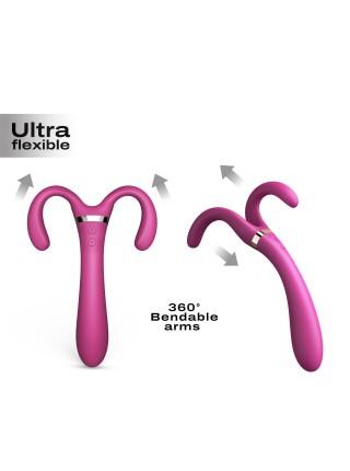 Dorcel Infinite Joy Plum vibrator-stimulator, multifunctional, unisex