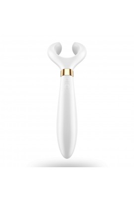 Багатофункціональний вібратор для пар Partner Multifun 3 White