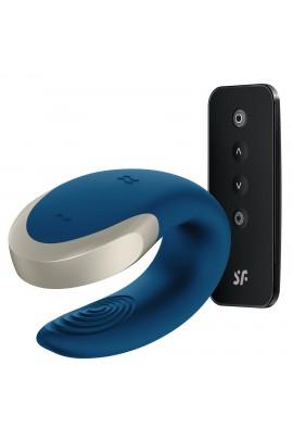 Satisfyer Double Love Smart Vibrator for Couples (Blue)