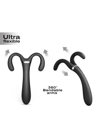 Dorcel Infinite Joy Black vibrator-stimulator, multifunctional, unisex