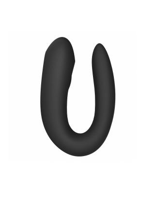Smart Vibrator Clip for Par Satisfyer Double Joy Black with a wide clitoral stimulator
