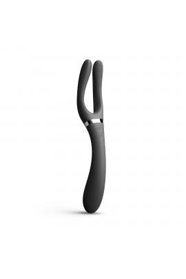 Dorcel Infinite Joy Black vibrator-stimulator, multifunctional, unisex