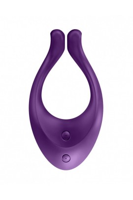 Multifunctional vibrator for couples Partner MultiFun 1 Lila