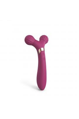 Vibrator -massager for pairs 2 in 1 love to love fireball - Plum Star