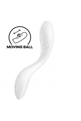 Vibrator with pearl stimulation G Satisfyer Rrrolling Pleasure White