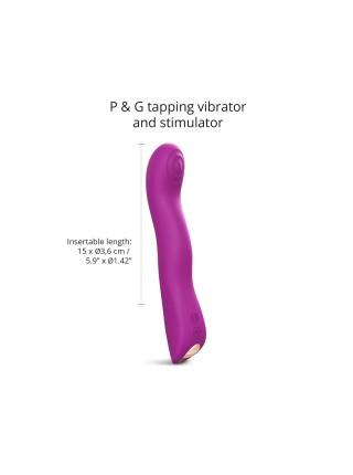 Вібратор Love To Love SWAP - SWEET ORCHID з пульсівною перлиною для точки G, 3 мотора, гнеться