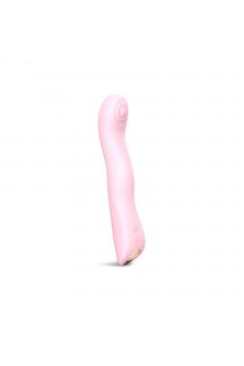 Vibrator Love to Love Swap - Baby Pink, with a pulp pearl for point G, 3 motors, bends