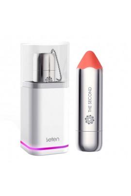 Мощная вибропуля Leten The Second scented orange с индукционной зарядкой