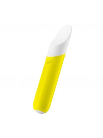 Минивибратор с гибким язычком Satisfyer Ultra Power Bullet 7 Yellow