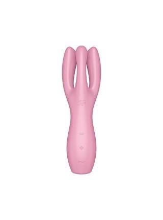 Клиторальный вибратор Satisfyer Threesome 3 Pink с тремя пальчиками