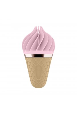 Мороженка с вращением Satisfyer Lay-On - Sweet Temptation Pink/Brown