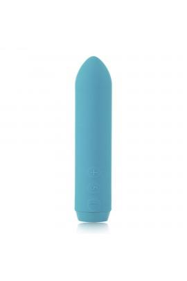 Je Joue Minivibrator - Classic Bullet Vibrator Teal with deep vibration and fixation on finger