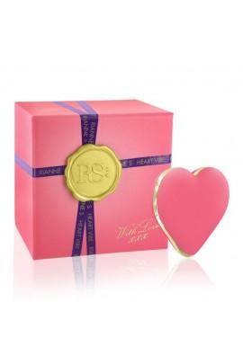 Вибратор-сердечко Rianne S: Heart Vibe Coral в подарочной упаковке