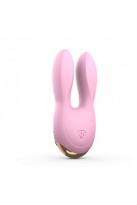 Вибратор-кролик с двумя моторами и подсветкой Love To Love Hear Me Rose