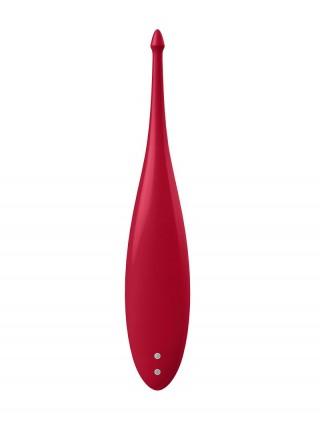 Clit Vibrator Satisfyer Twirling Fun Poppy Red