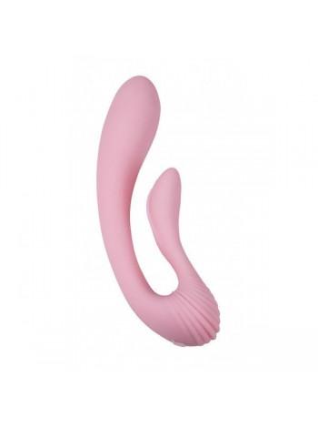 Вагинально-клиторальный вибратор Femintimate Dual Massager pink