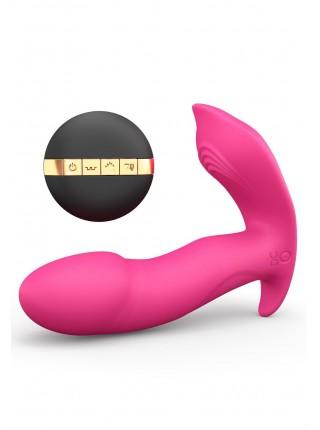 Vibrator for the clitoris and point G Dorcel Secret Clit heated and remote control