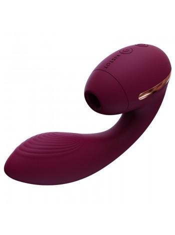 Вакуумный вибратор Kistoy Tina Mini Violet, вагинально-клиторальный