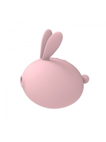 Вакуумний стимулятор-кролик з вібрацією KissToy Miss KK Pink