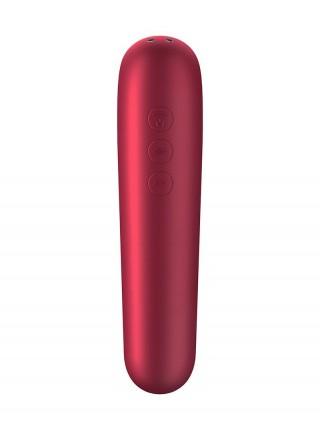 Smart vibrator and vacuum stimulator 2-in-1 Satisfyer Dual Love Pink