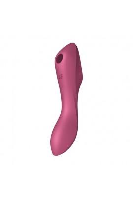 Вакуумный стимулятор с вибрацией Satisfyer Curvy Trinity 3 Red