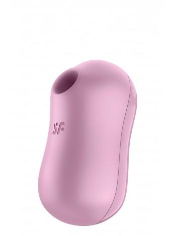Vacuum stimulator with Satisfyer Cotton Candy Lilac vibration