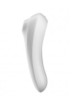 Smart vibrator and vacuum stimulator 2-in-1 Satisfyer Dual Pleasure White