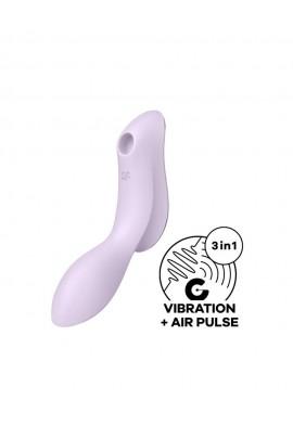 Вакуумный стимулятор с вибрацией Satisfyer Curvy Trinity 2 Violet
