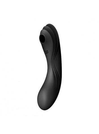 Вакуумний стимулятор з вібрацією Satisfyer Curvy Trinity 4 Black